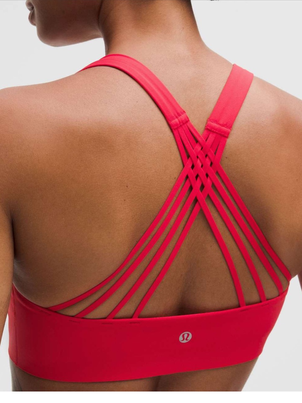 Lululemon FlexyFlex Strappy Yoga Bra - Oxford Red